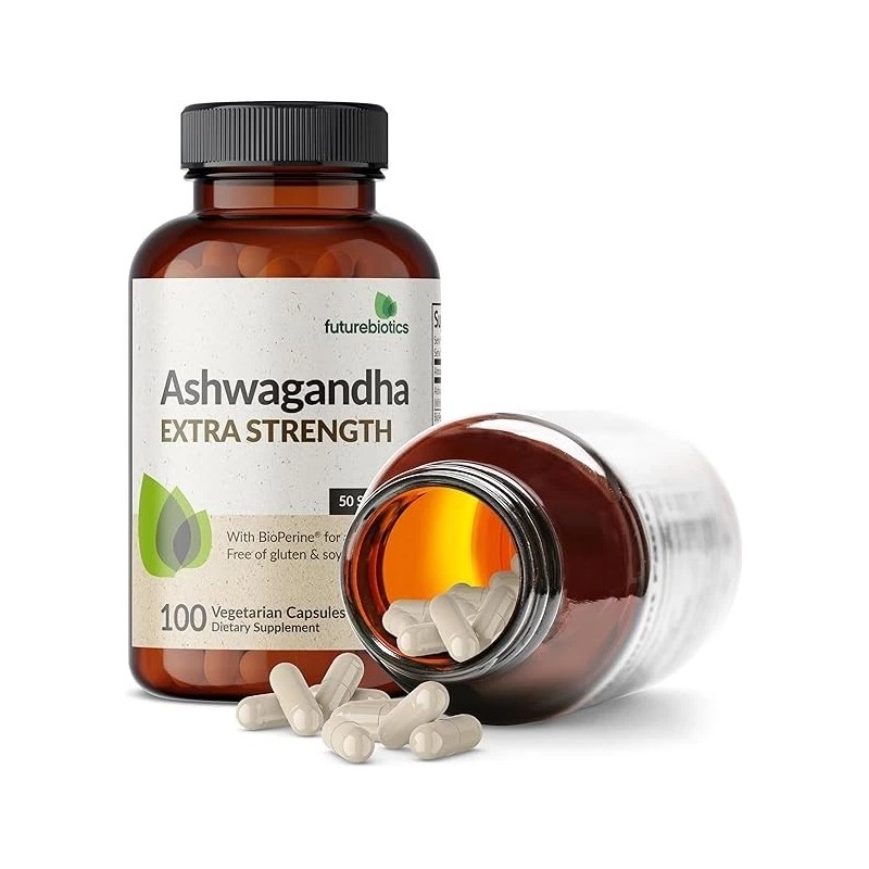 Futurebiotics Ashwagandha Extra Strength Stress & Mood Support with BioPerine