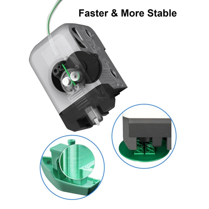 Luocute Hotend Kit Fit for Bamboo Lab P1 P1S V2.0