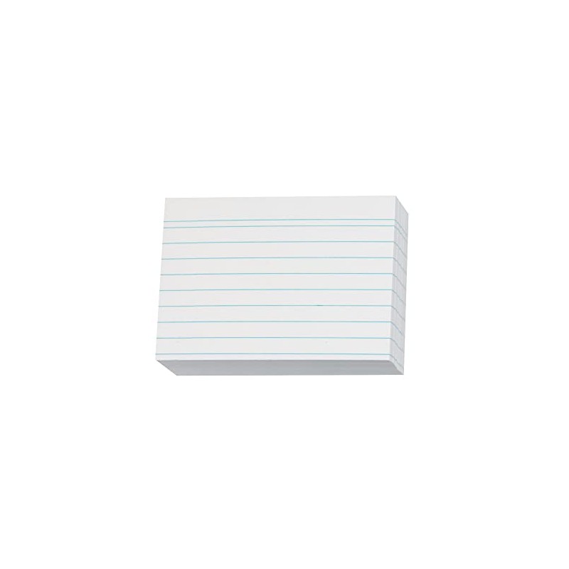 Herlitz 1150507 Index Cards A5 Pack of 100 White