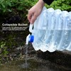 Foldable Camping Water Container Large Capacity Safe Poisonless Portable Lightweight
