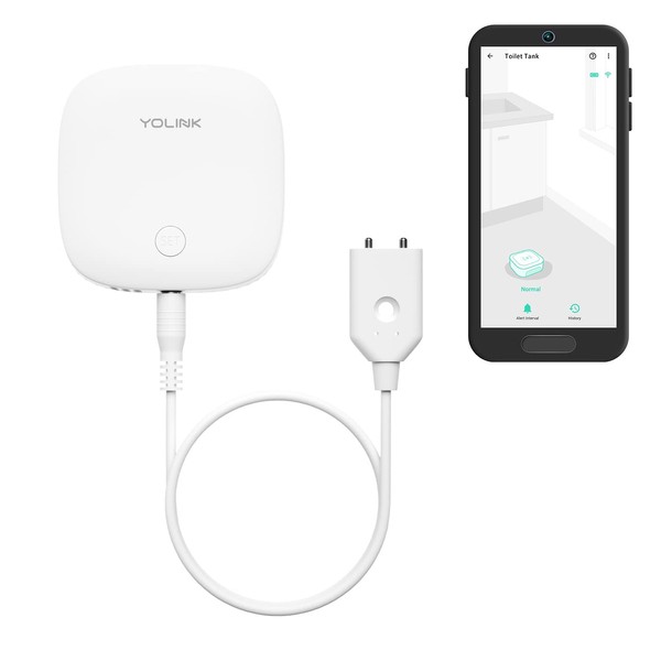 YoLink Water Leak Sensor 3, with Built-in Siren Up to