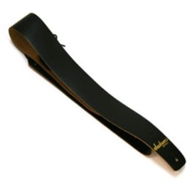 Fender 299-0663-006 Jackson 2-Inch Leather Logo Strap X Long Up to 63-Inch - Black
