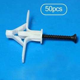 Drywall Anchor Kit - Drywall & Hollow Wall Anchor Assortment (50 Pcs)