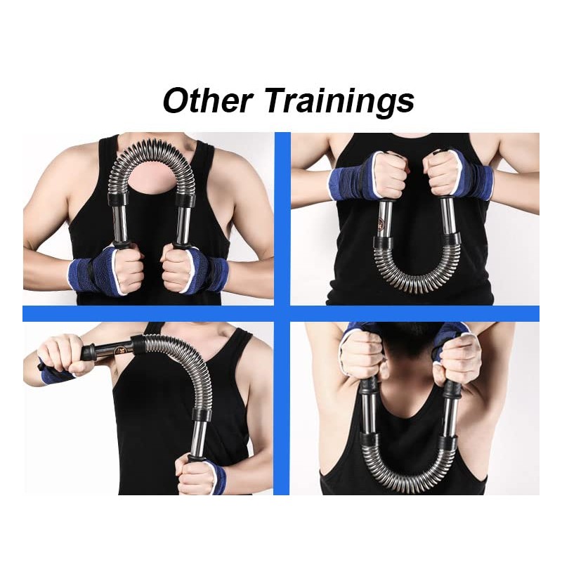Fulusor Power Twister Bar Arm Chest Exercise Strengthener (30kg/66lbs)
