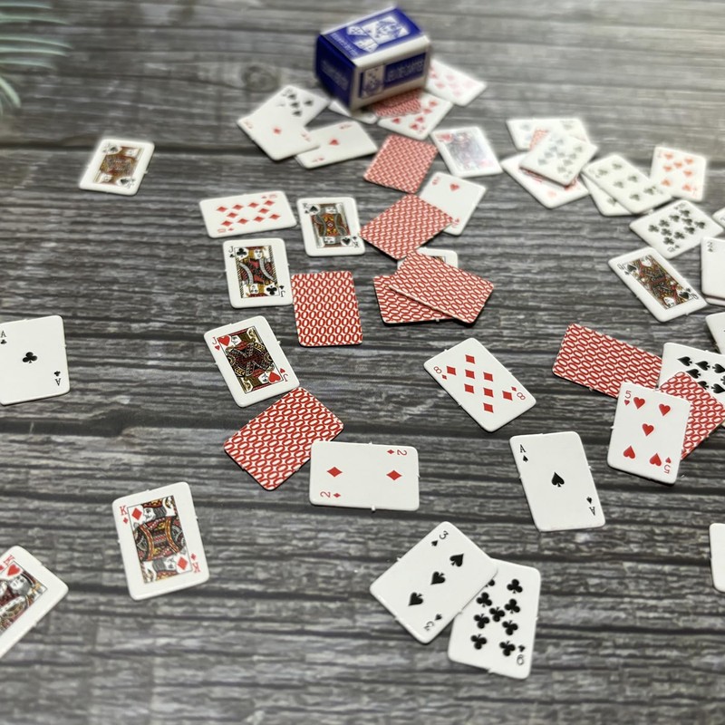 VOVCIG Mini Playing Cards Pack of 10 Decks Poker Cards