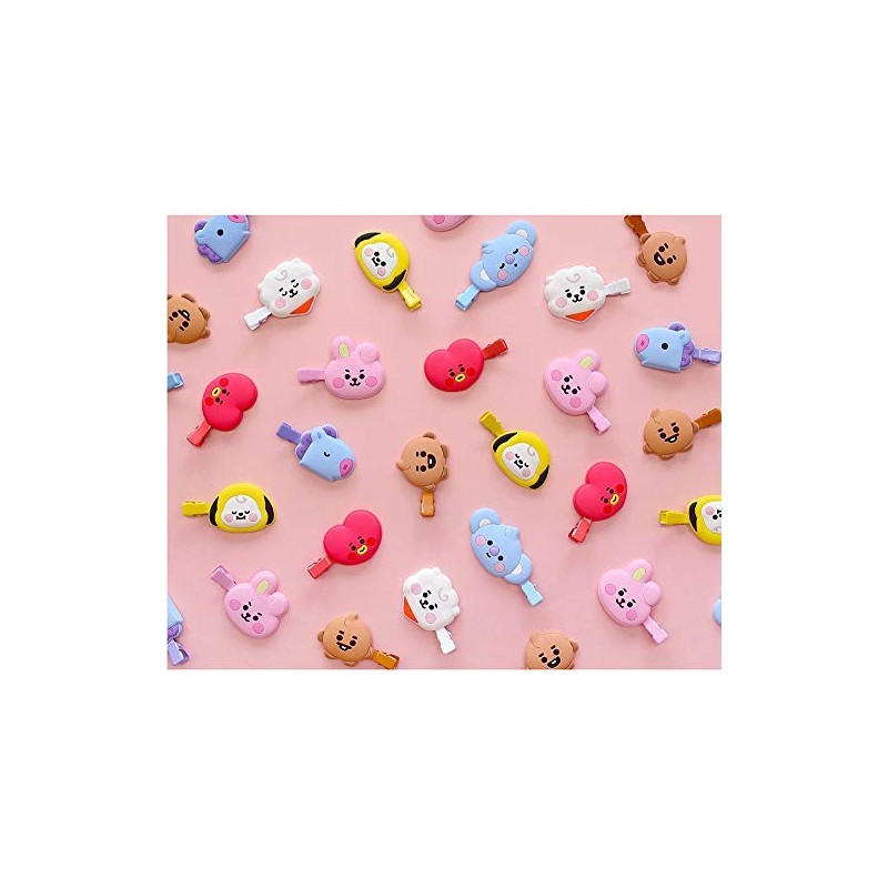 Solomon Shoji BT21 Bangs Clip, HAIR CLIP, Cute Bangs Pin,