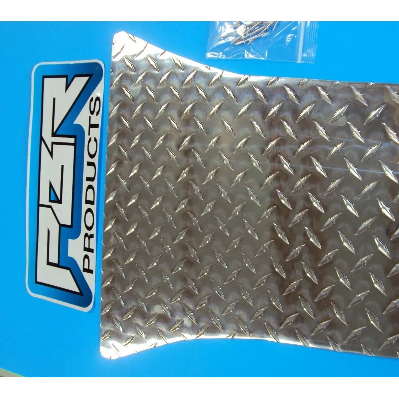 PBR Ez go RXV golf cart Diamond Plate Polished Aluminum
