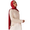 Muslin Hijab Scarf for Women Long Headscarves Solid Head Wraps