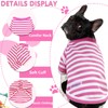 2 Pieces Puppy Clothes Stripe Dog Clothes for Small Dogs