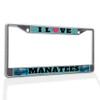 Fastasticdeals Metal Insert License Plate Frame I Love Manatees B