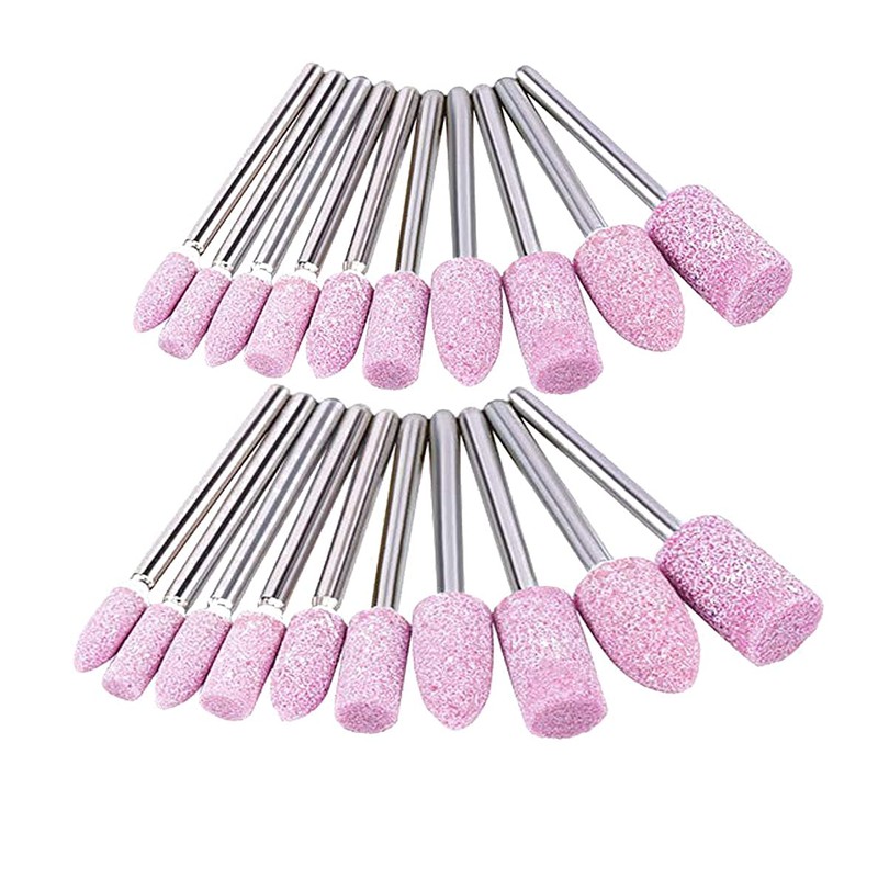 𝐋𝐮𝐨 𝐤𝐞 100 Pcs Rotary Polishing Bits, 1/8 Inch Shank
