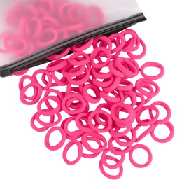 Zingso Baby Hair Scrunchies Girls 100 Pieces Mini Soft Nylon Hair Bows Hair Bands Girls Children Hair Scrunchies Girls Hair Ties Small Hair Bobbles for Small Girls Ample Choice of Colours