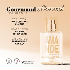 SOLINOTES Almond Perfume for Women - Eau De Parfum | Delicate Floral and Soothing Scent - Made in France - Vegan - 1.7 fl.oz