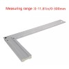 Utoolmart Regla En L De Aluminio, Herramienta Para Carpinteros Y