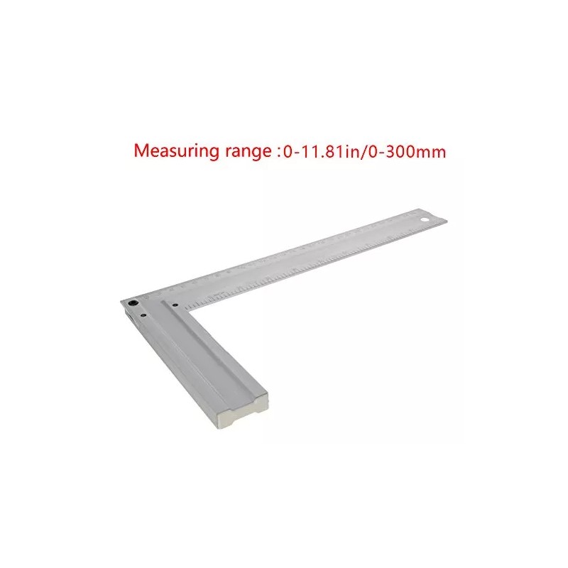 Utoolmart Regla En L De Aluminio, Herramienta Para Carpinteros Y