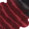 1B99J Red Bundle Burgundy Body Wave Human Hair Bundles Raivide