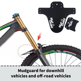 tieedhfu Universal Mountain Bike Mudguard Removable Tire Mud Splashing Guards Replaceable Cycling Accessories Spare Parts, purple