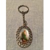 Saint St Jude Religious Keychain Keyring | Silver Tone