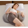Portable Pregnancy Pillow for Sleeping, Plus W Shaped Soft Maternity