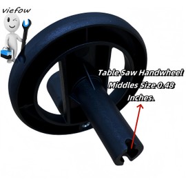 Site Table Work Saw Plug and Play Handwheel 5140117-77 Replacement Dewalt Table Saw 5140032-48 DW745 DWE7480 DCS7485T1 DCS7485B