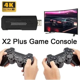 TAVICE X2 Game Stick 4K GD10 Plus YE Retro Gaming Console 64GB HD, 30,000 Classic Games, Mini Video Game System