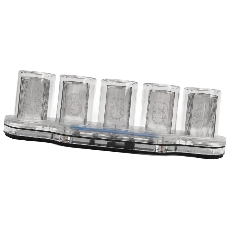 RGB Tube Clock LED Table Clock 24 Hour USB Powered