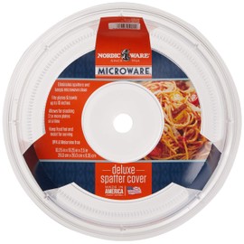 Nordic Ware Deluxe Microwave Cover, 2-Pack, Clear