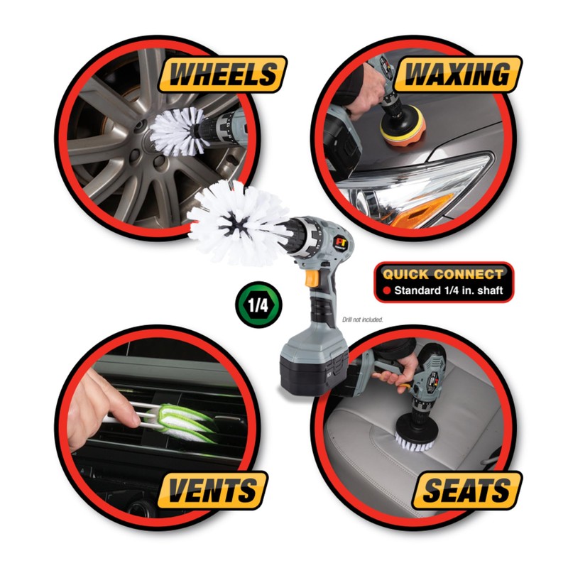 Performance Tool W4992 Ultimate Car Wash Kit (16 Pieces) -