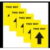 Avery 5pk This Way Directional Aisle Arrow Traffic Flow Floor