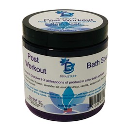 Post Workout Bath Tea Soak With Epsom Salts, Dried Flowers and Essential Oils