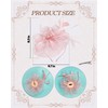 Girls Tea Party Fascinators Hats Lace Gloves Pearl Necklace Set