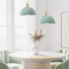 iDEGU Retro Pendant Light Modern Half Style Ceiling Light E27