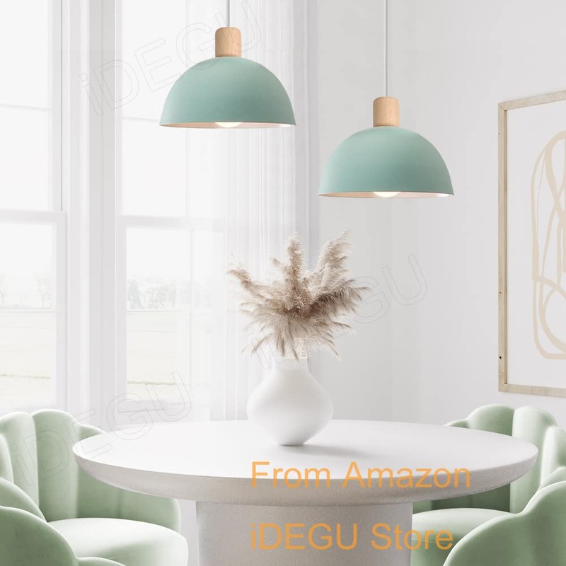iDEGU Retro Pendant Light Modern Half Style Ceiling Light E27