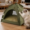 PawComfort Cat Bed Cave – Soft Detachable Cushion for Four