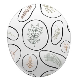 Bonamaison, Ergonomisches Mauspad mit Handgelenkauflage, Digital Bedruckt Mauspad Anti-Sehnenscheide Probleme, rutschfeste Unterseite, für Büro und Zuhause, Größe: 20x23 cm