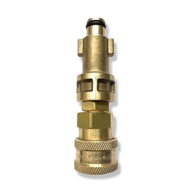 M&M Smartek Quick Coupling Connection Bayonet Adapter 1/4 Inch for Pressure Washers Like - Compatible with Bosch Brass Foam Lance Foam Nozzle Pressure Washer Car Wash (for Bosch Age Type #7)