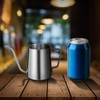 Long Narrow Spout Coffee Pot (12 Oz) Small Fine Stainless
