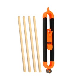 Scribe Tool,Scribing Tools,Contour Gauge Pencil,Multi Functional Scribing Tool With Lock,Scribe Tools,Plastic Material,Includes 1 Contour Gauge And 4 Pencils,Suitable For Woodworking,Measuring(Orange