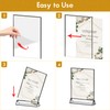 foltsyga 5x7 Picture Frame Acrylic Sign Holder,Wedding Signs Table Numbers