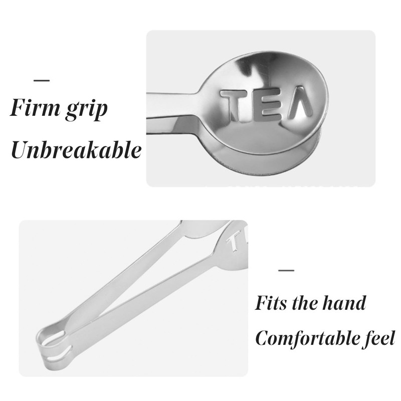 2 Pack Tea Bag Squeezer Tongs Tea Bag Strainer Tea