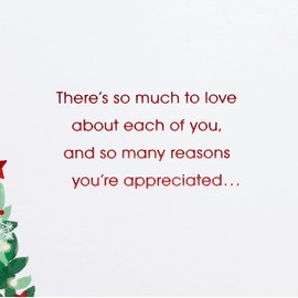 American Greetings Christmas Card for Daughter and Family (You're Appreciated)