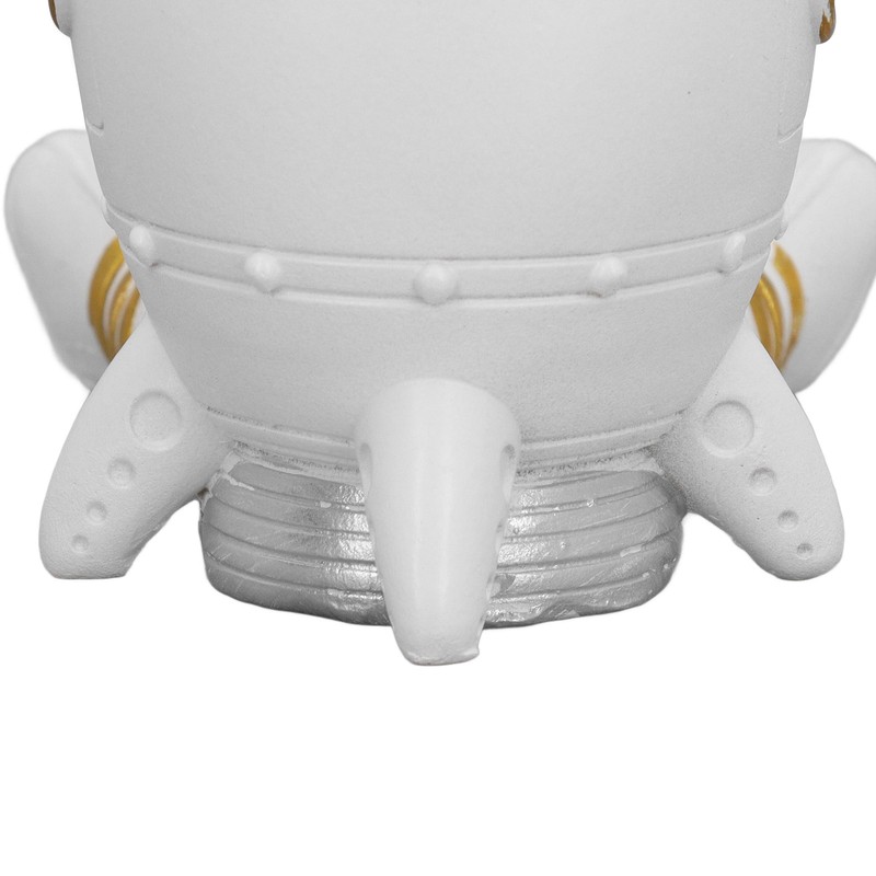 Astronaut Pencil Pen Cup Synthetic Resin Spaceman Figurine Desk Pen