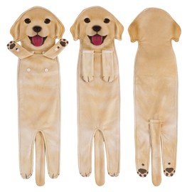 Funny Golden Retriever Dog Hand Towels for Bathroom Kitchen-Cute Decor Dog Mom Dad Gifts Hanging Towels -Birthday Christmas Housewarming Funny Gifts for Women Mom Dog Lovers