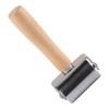 DIY Leather Handwork Smoother 35mm Leather Roller Tool Leathercraft Edge
