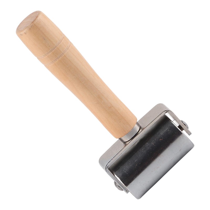 DIY Leather Handwork Smoother 35mm Leather Roller Tool Leathercraft Edge