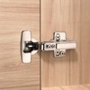 Furniware 10 Pack Frameless Full Overlay Soft Close Cabinet Hinges,