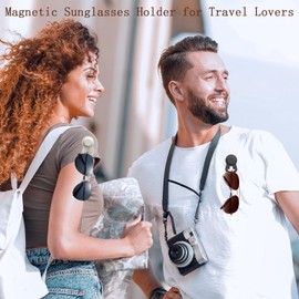 Soporte magnético para anteojos para ropa, soportes de vidrio para ojos para mujeres y hombres, accesorios de viaje para mamá y papá