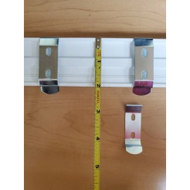 Blind  VERTICAL  BLIND 2 in C CLIP CEILING  MOUNT INSTALLATION BRACKETS - 12