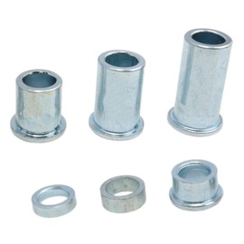 Meuey Lyot M12 Steel Spacers 10.9 Bolt Strength Sleeve Bushing Bike Axle Spacer Bicycle Accessories Dirtwheel Axle Hub Spacers Compatible with 12MM Shaft for 6 Lengths: 5/8/12/22/30/38mm 6pcs