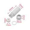 SJZBIN 6Sets White RJ45 Waterproof Connector Cap Cover POE NVR